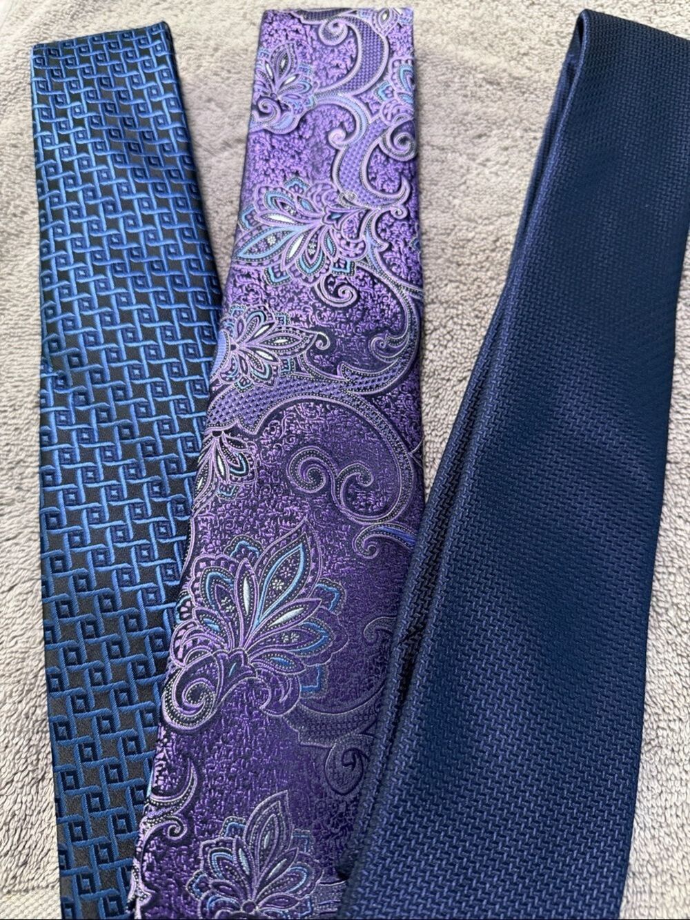 3 100% Silk Tie Bundle with powerful statement Patterns for men’s suits